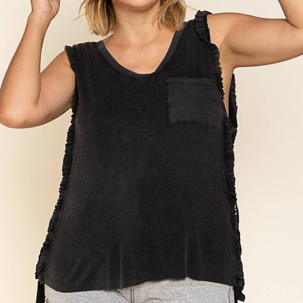 Laced Back Tank Plus